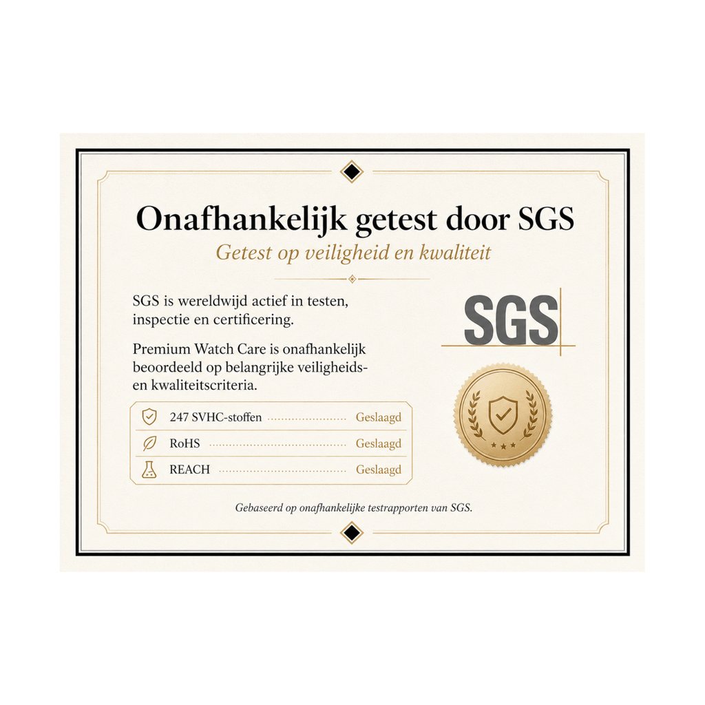 SGS-geteste horloge schoonmaakset voor veilige verzorging van luxe horloges