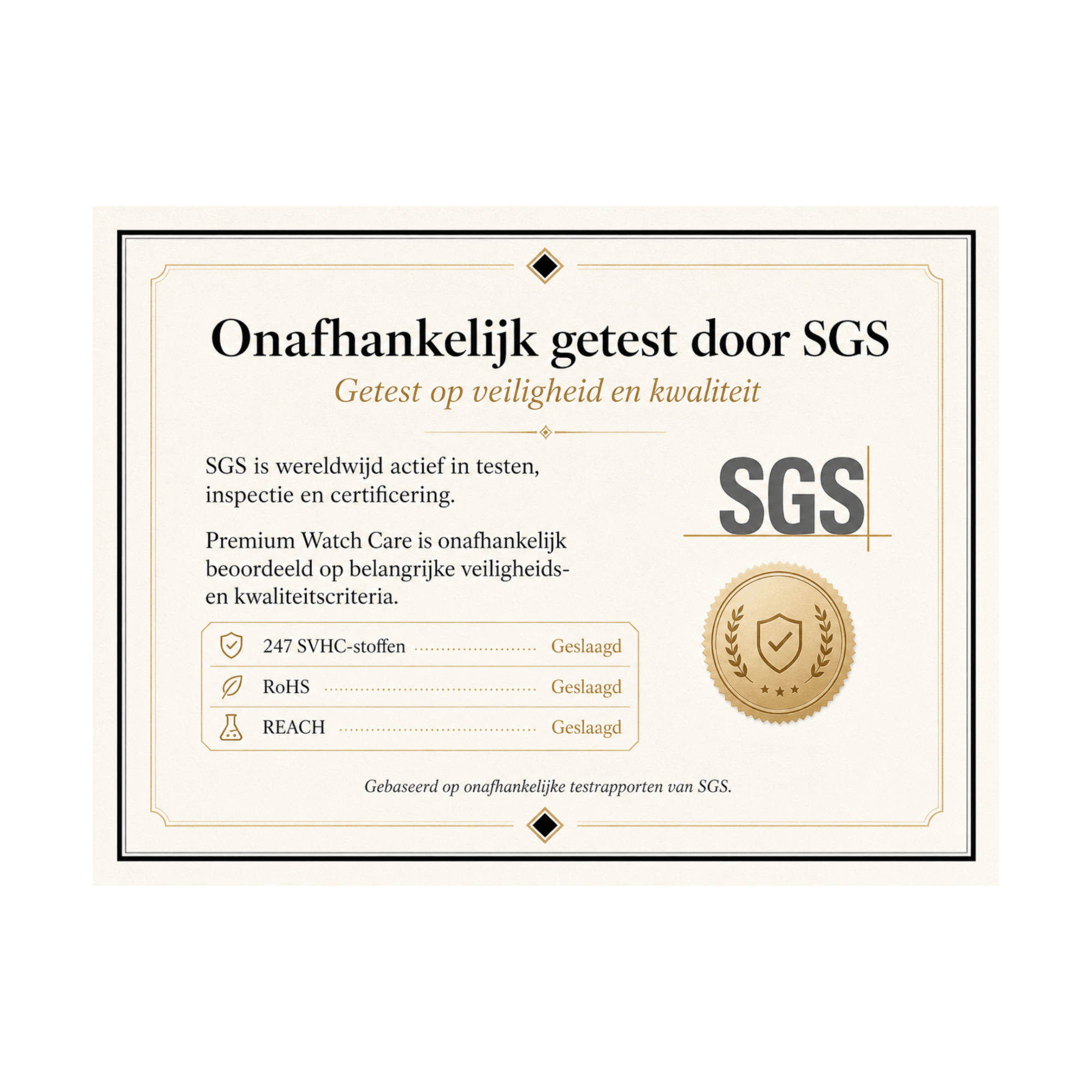 SGS-geteste horloge schoonmaakset voor veilige verzorging van luxe horloges