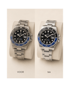 Voor en na horloge schoonmaken met Premium Watch Care horloge schoonmaakset